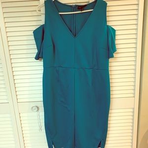 Cold Shoulder Dress, Stretchy Material